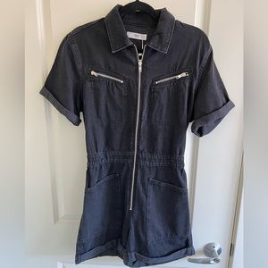 Black Mango Romper Boilersuit with Shorts Size Small New With Tags